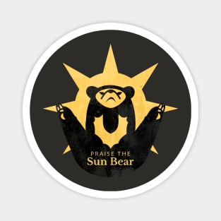 Praise the Sun Bear Magnet